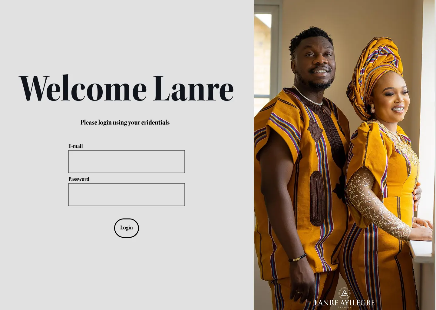 Preview of Lanre Ayilegbe Studios, a Web App project