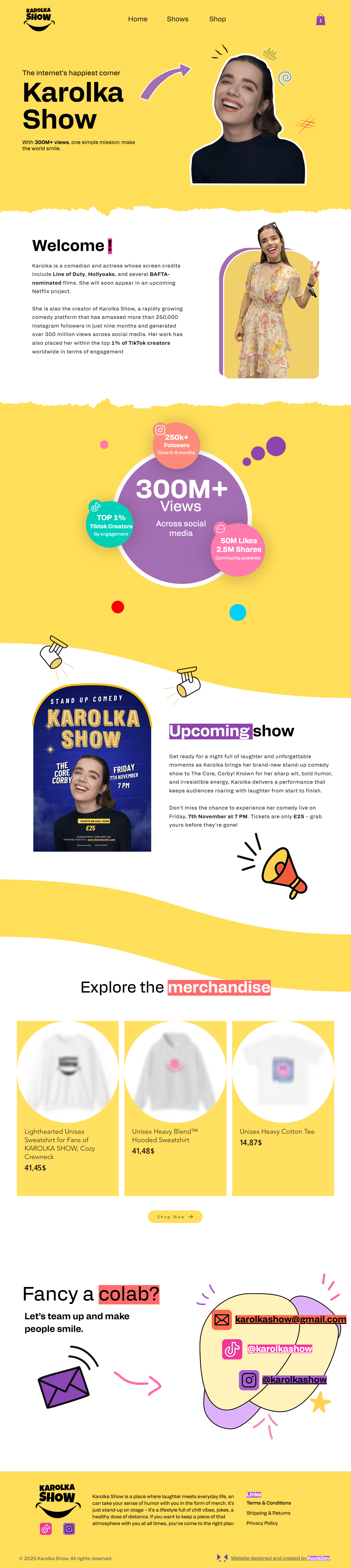Preview of Karolka Show, a Design project